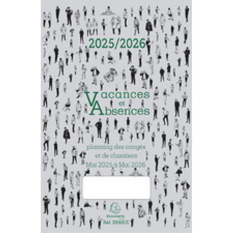 EXACOMPTA Planning des congés 2025/2026, mai 2025 à mai 2026