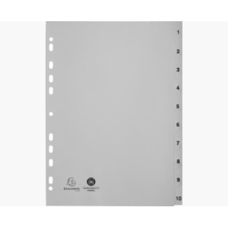 Exacompta 1710E divider Polypropylene (PP) White