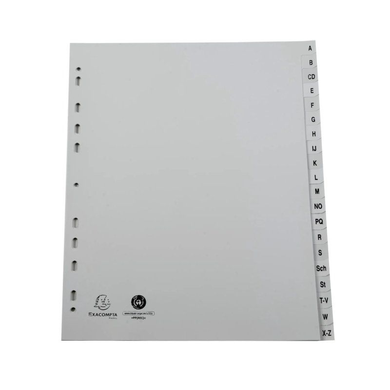 Exacompta 1920B trieur Gris Polypropylène (PP) A4