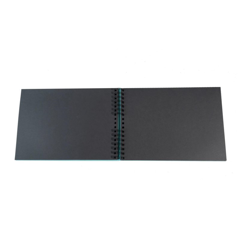 EXACOMPTA Album photos à spirales MILANO 320 x 220 mm, bleu