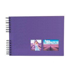 Exacompta Milano photo album Purple 150 sheets Spiral binding