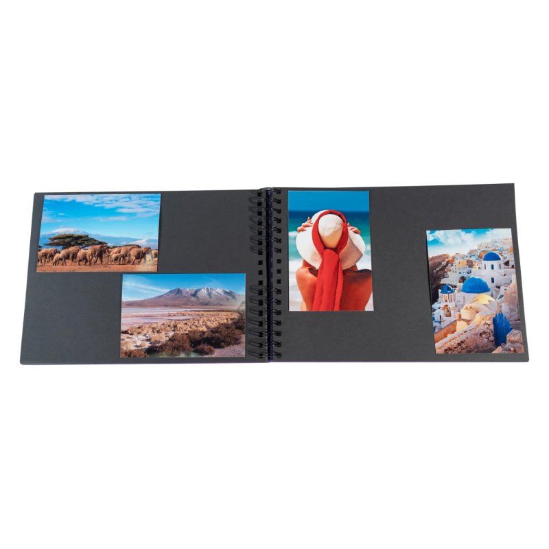 Exacompta Milano photo album Purple 150 sheets Spiral binding