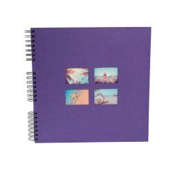 Exacompta Milano album photo et protège-page Violet 360 feuilles Reliure spiralée