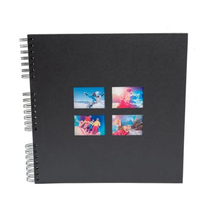 Exacompta Milano photo album Black 360 sheets Spiral binding