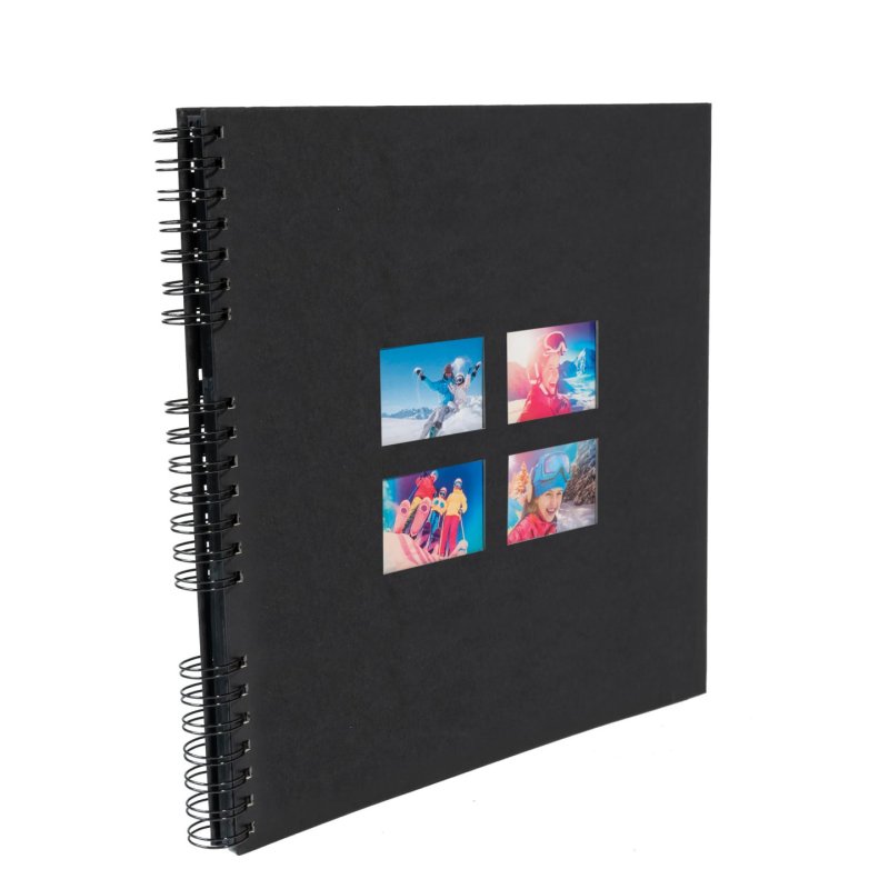 Exacompta Milano photo album Black 360 sheets Spiral binding