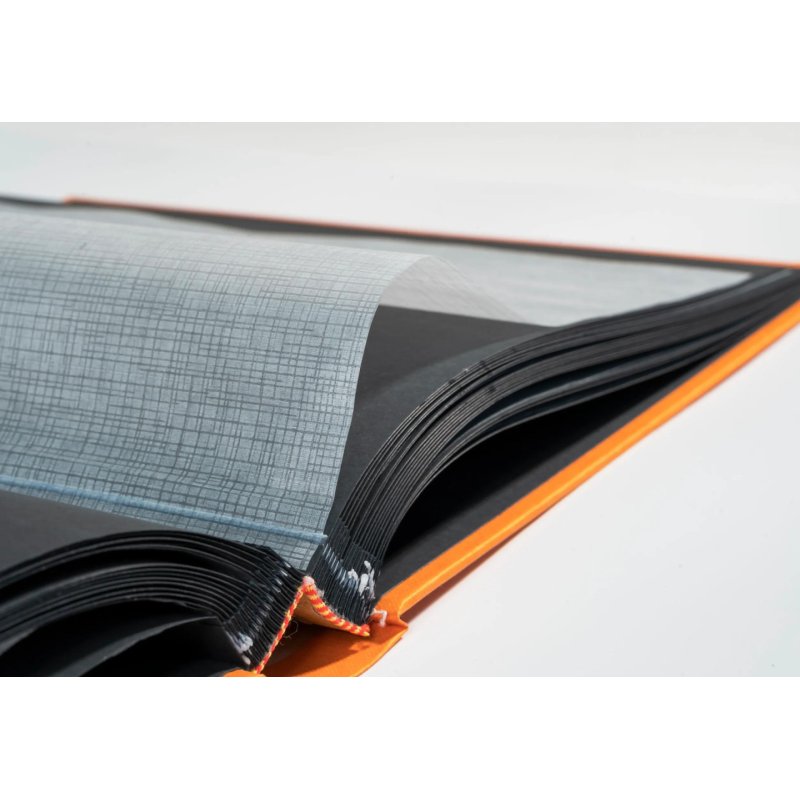 Exacompta Milano photo album Orange 300 sheets Book binding