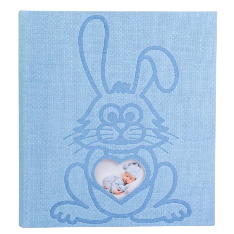 EXACOMPTA Album photos livre LAPIN TEDDY, 290 x 320 mm, bleu