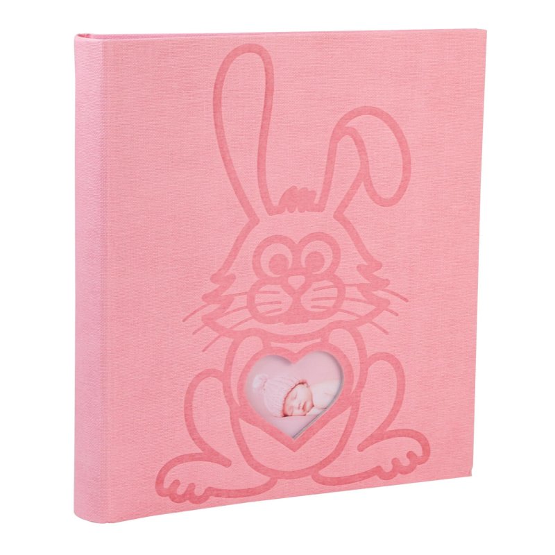 EXACOMPTA Album photos livre LAPIN TEDDY, 290 x 320 mm, rose