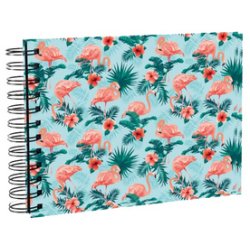 EXACOMPTA Album photos à spirales FLAMINGO, 230 x 160 mm