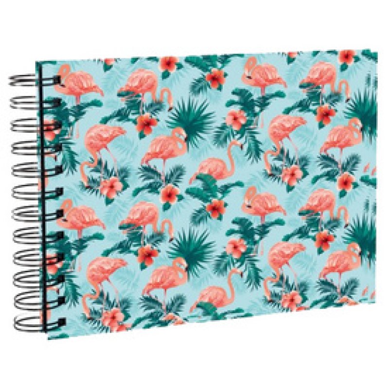 EXACOMPTA Album photos à spirales FLAMINGO, 230 x 160 mm
