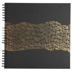 EXACOMPTA Album photos à spirales ARAMY, 320 x 320 m, noir