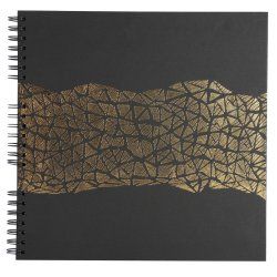 Exacompta Aramy photo album Black, Gold 360 sheets Spiral binding
