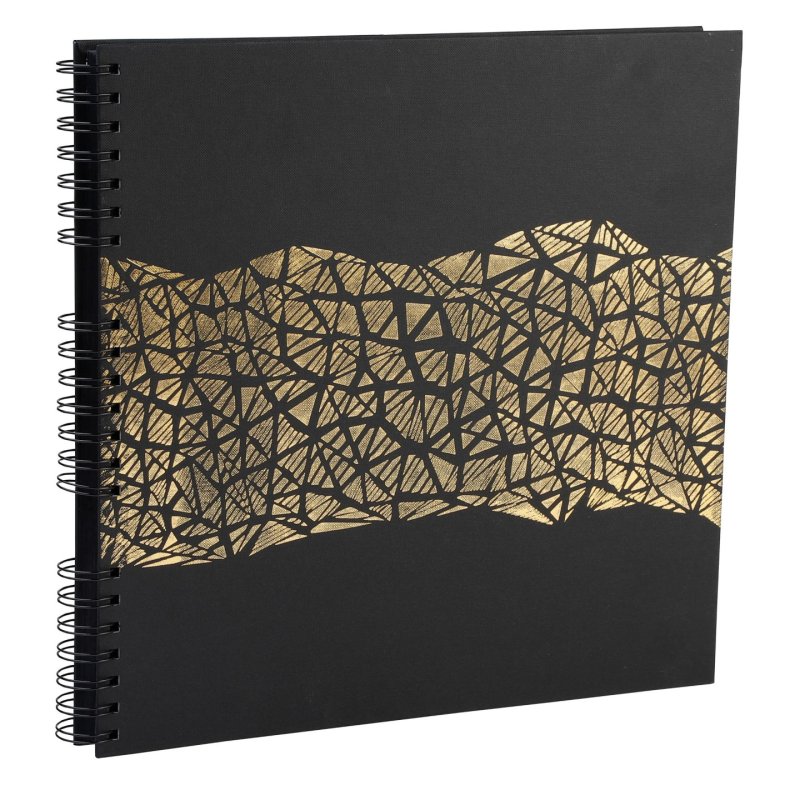 Exacompta Aramy photo album Black, Gold 360 sheets Spiral binding