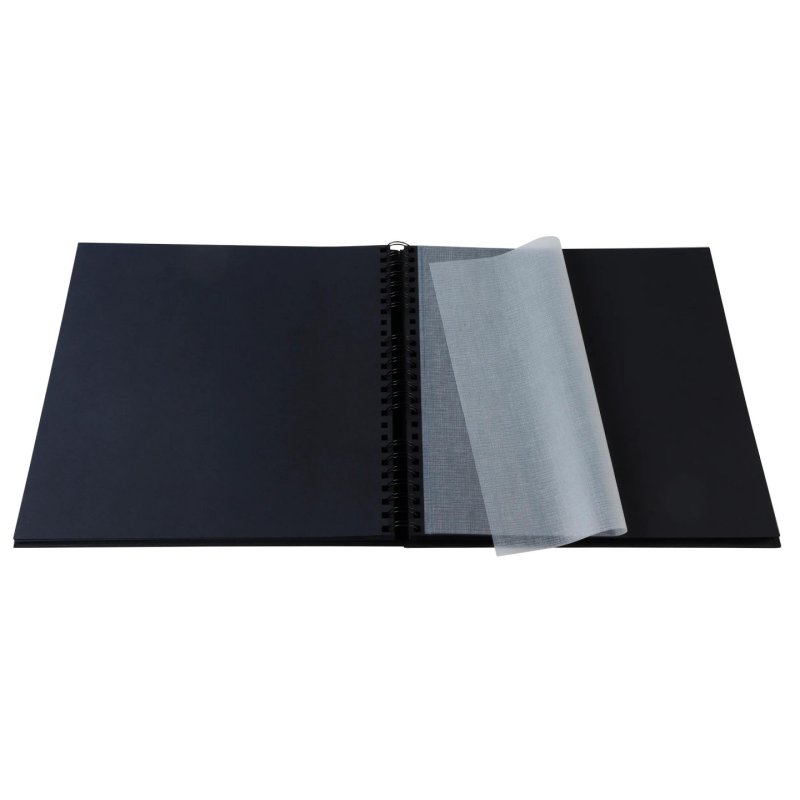 Exacompta Aramy photo album Black, Gold 360 sheets Spiral binding