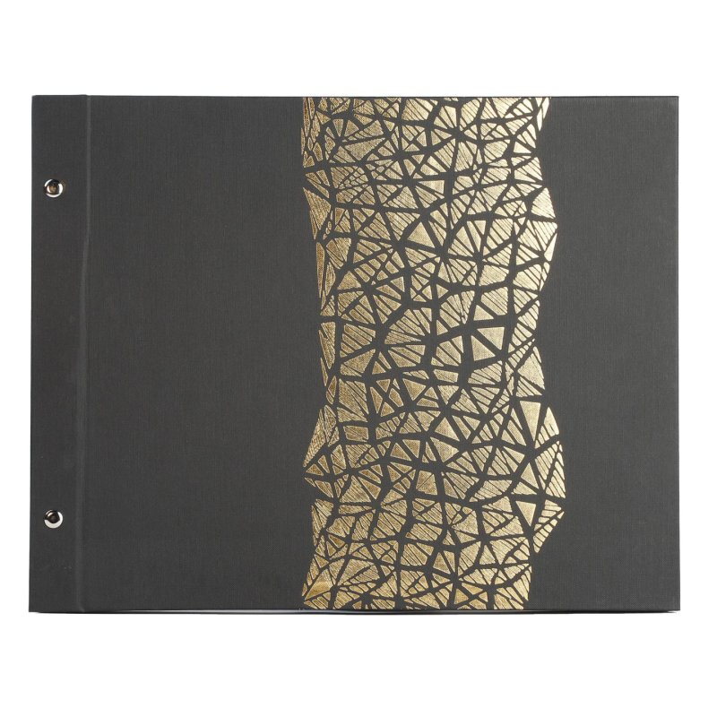 Exacompta Aramy photo album Black, Gold 160 sheets Book binding