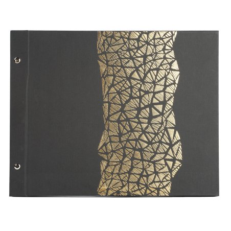 Exacompta Aramy photo album Black, Gold 160 sheets Book binding