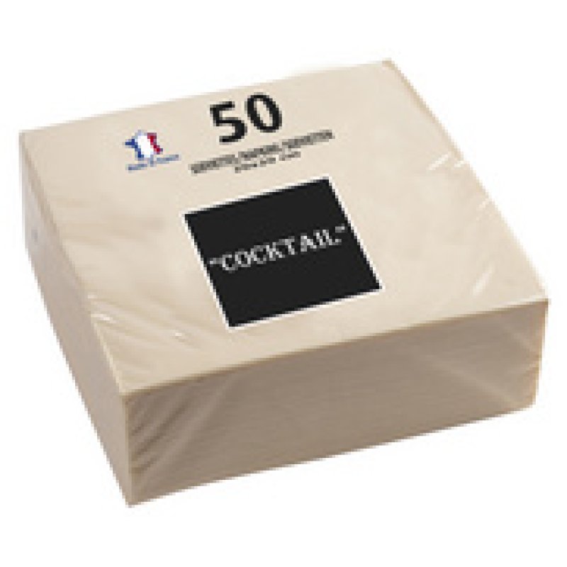 PROnappe Serviette cocktail, 200 x 200 mm, gris