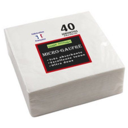 PROnappe Serviette de table jetable, 380 x 380 mm, sapin