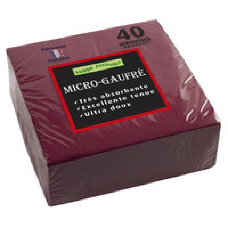 PROnappe Serviette de table jetable, 380 x 380 mm, sapin