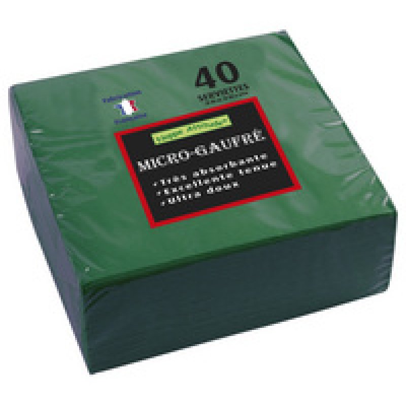 PROnappe Serviette de table jetable, 380 x 380 mm, jaune