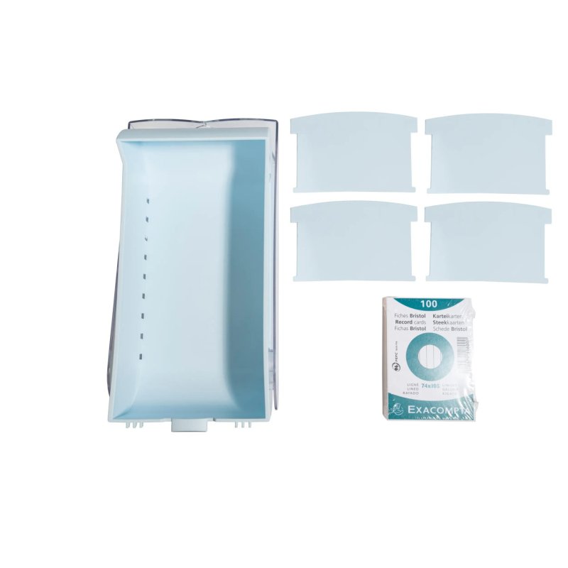 EXACOMPTA Learning box BunnyBox, A8, bleu pastel