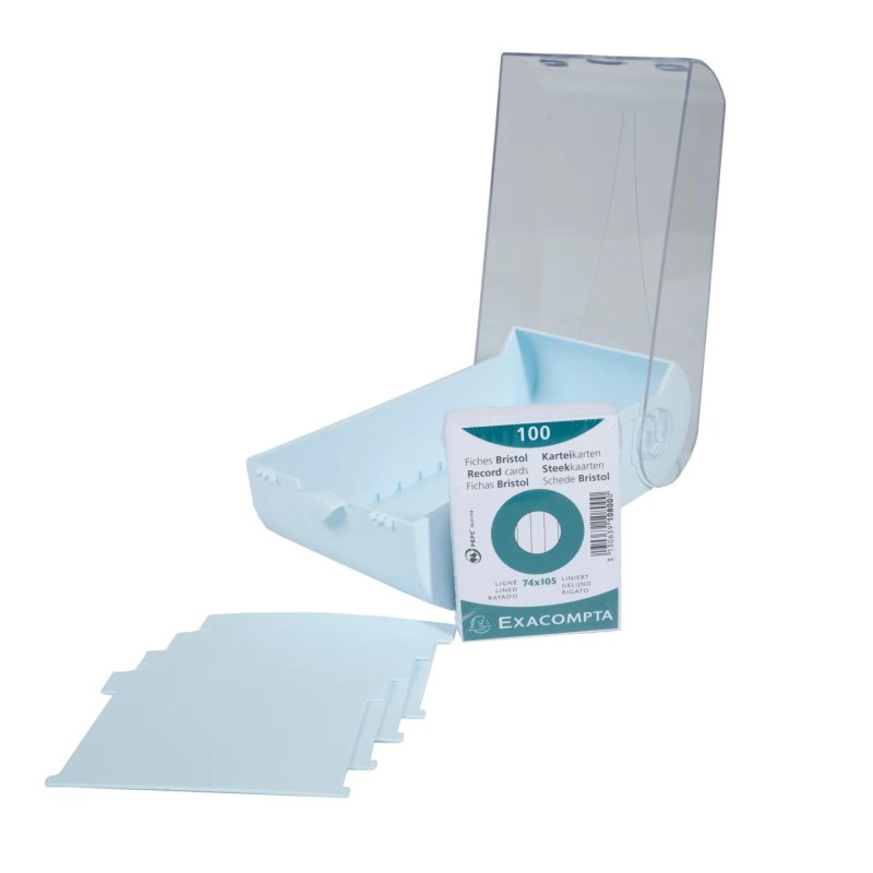 EXACOMPTA Learning box BunnyBox, A8, bleu pastel