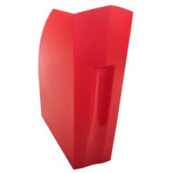 EXACOMPTA Porte-revues THE MAGAZINE, A4 , rouge carmin