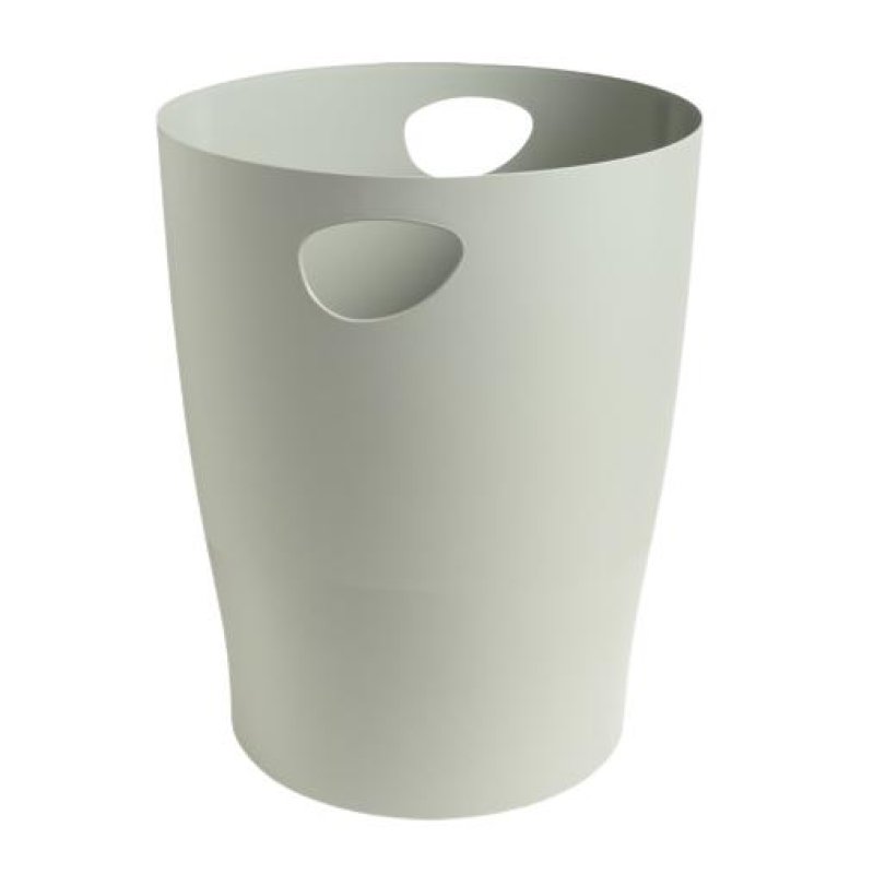 EXACOMPTA Corbeille à papier ECOBIN, 15 litres, gris