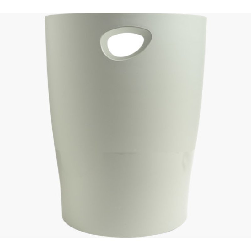 EXACOMPTA Corbeille à papier ECOBIN, 15 litres, gris