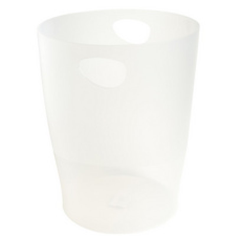 EXACOMPTA Corbeille à papier ECOBIN, 15 litres, givrés