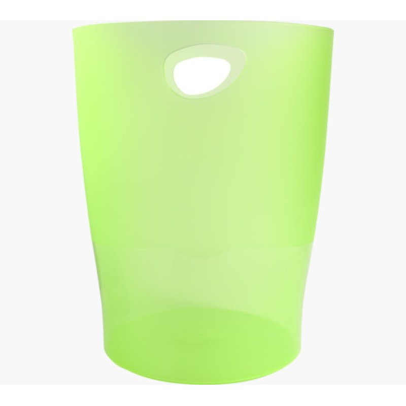 EXACOMPTA Corbeille à papier ECOBIN, 15 litres, vert pomme