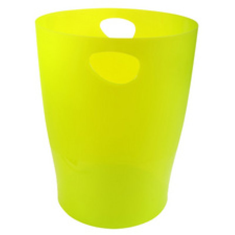 EXACOMPTA Corbeille à papier ECOBIN, 15 litres, vert anis