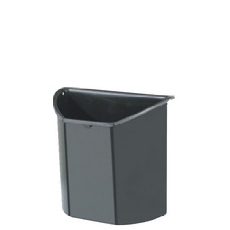 EXACOMPTA Corbeille à papier TOPLINE, 26 litres, noir/