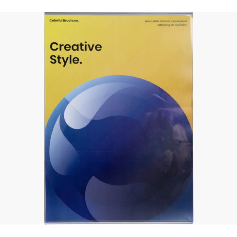 EXACOMPTA Porte-visuel, A4 portrait, incliné