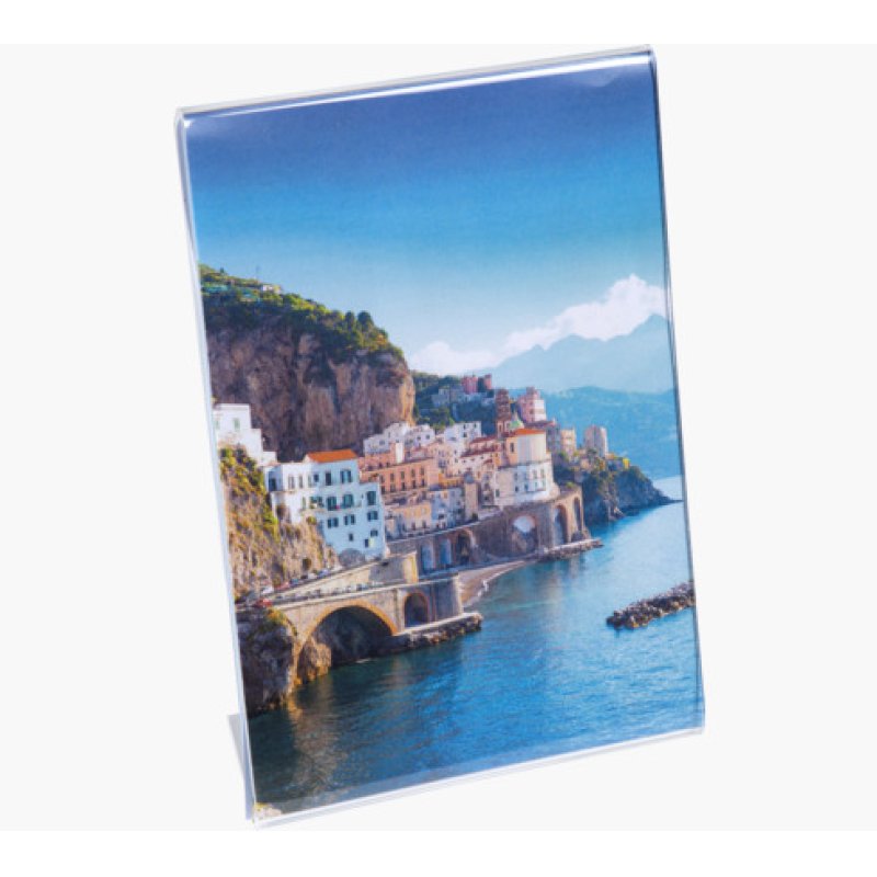 Exacompta 85058D sign holder/information stand A5 Polymethyl methacrylate (PMMA) Transparent