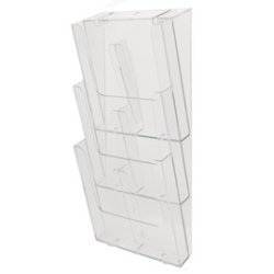 EXACOMPTA Distributeur de prospectus, A4 portrait, cristal