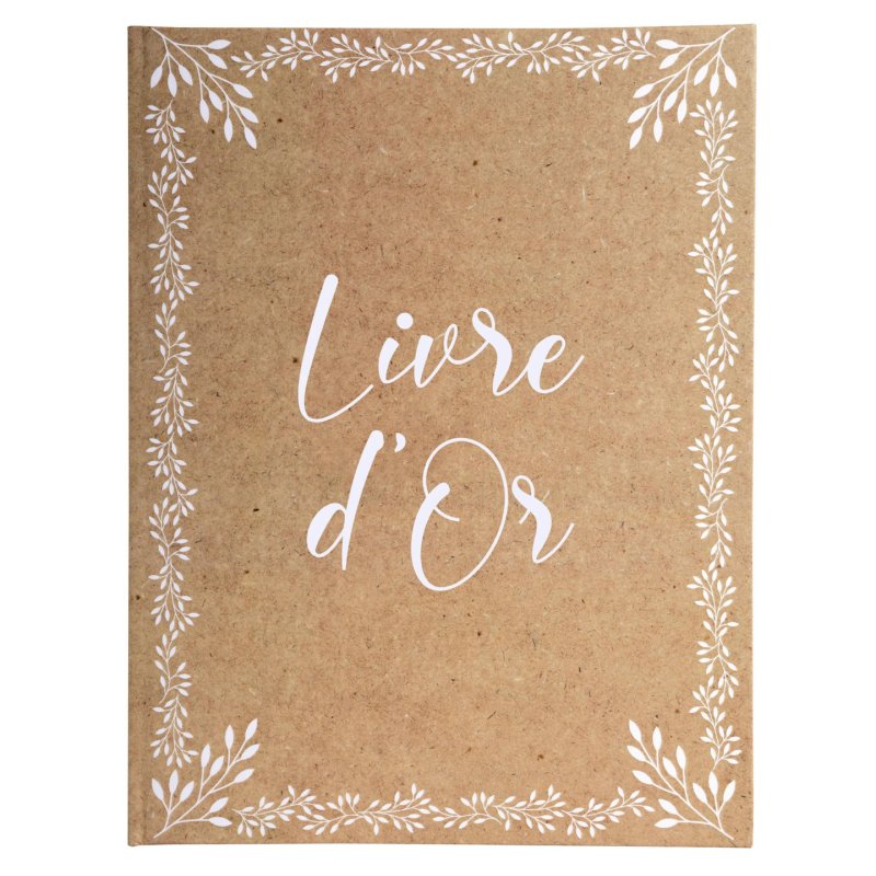 EXACOMPTA Livre d'or "Kraft, 220 x 270 mm, brun