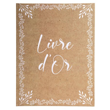 EXACOMPTA Livre d'or "Kraft, 220 x 270 mm, brun