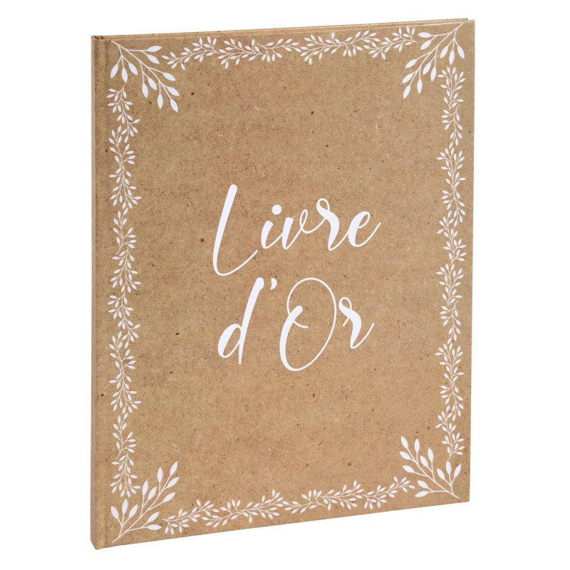 EXACOMPTA Livre d'or "Kraft, 220 x 270 mm, brun