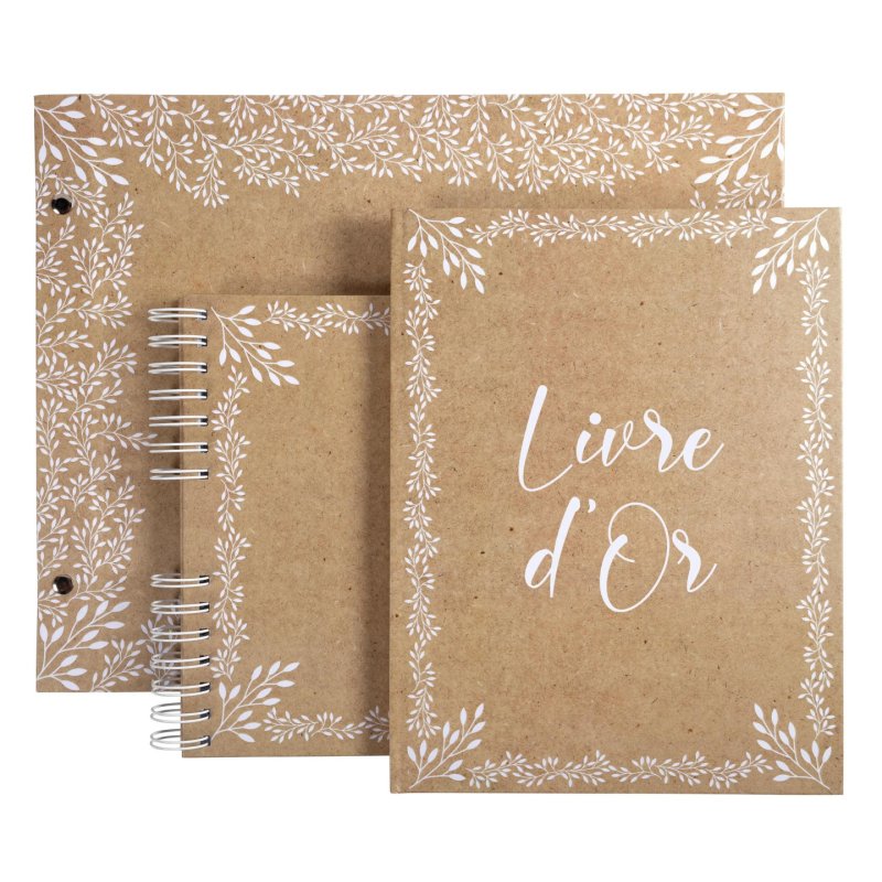 EXACOMPTA Livre d'or "Kraft, 220 x 270 mm, brun