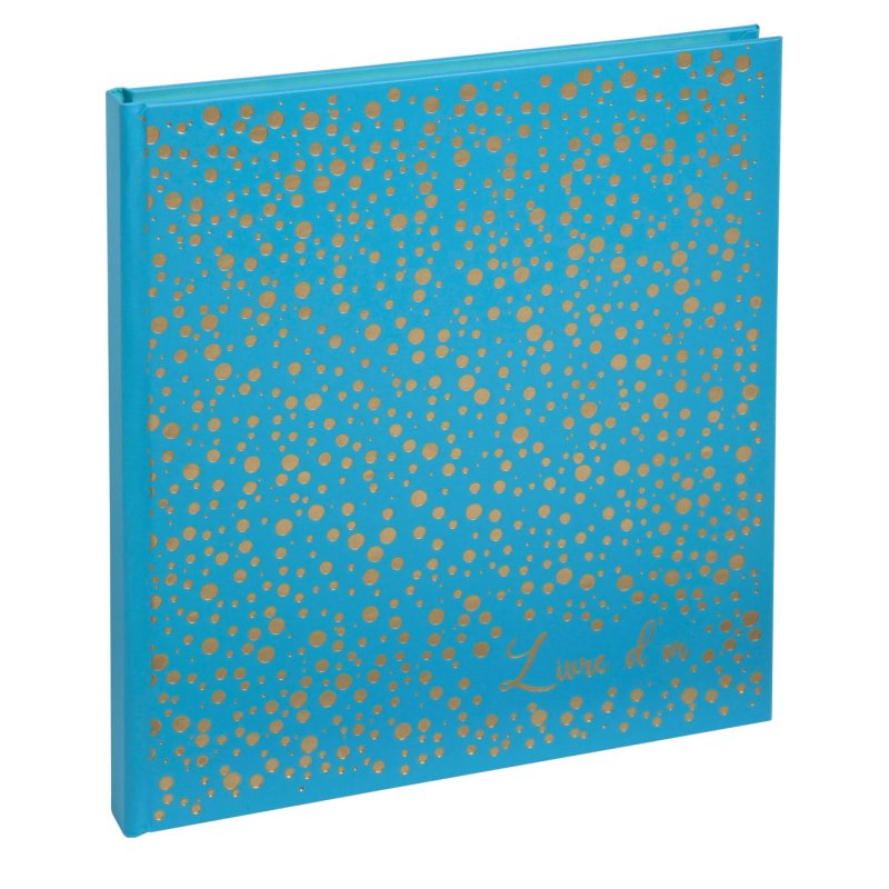 EXACOMPTA Livre d'or Plum, 210 x 190 mm, turquoise / doré