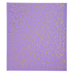 EXACOMPTA Livre d'or Plum, 210 x 190 mm, violet / doré