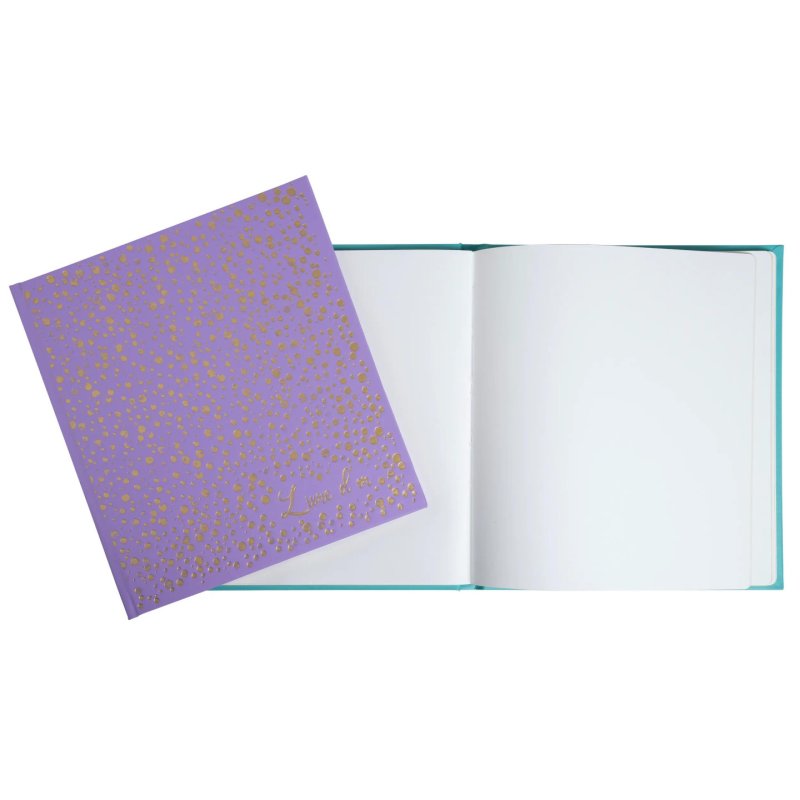 EXACOMPTA Livre d'or Plum, 210 x 190 mm, violet / doré
