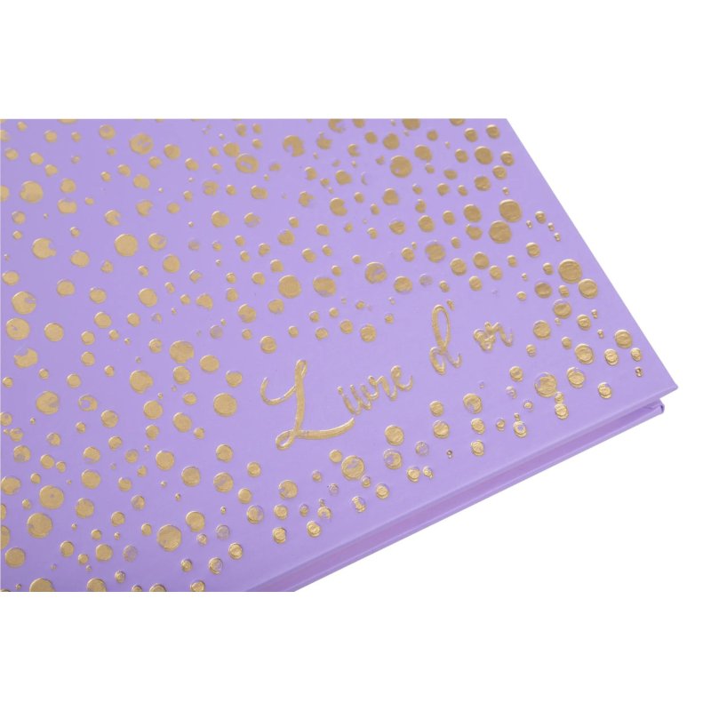 EXACOMPTA Livre d'or Plum, 210 x 190 mm, violet / doré
