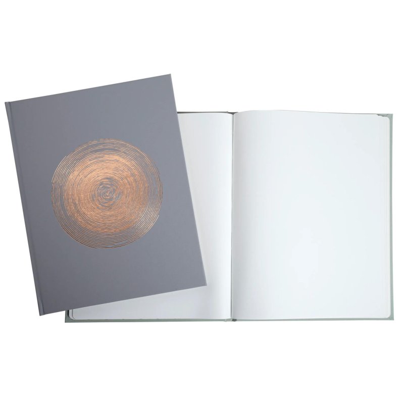 EXACOMPTA Livre d'Or "Ellipse", 220 x 270 mm, gris