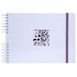 Exacompta French'Class photo album White 150 sheets Spiral binding