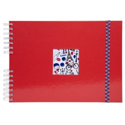 EXACOMPTA Album photos à spirale French'Class, rouge