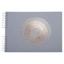 Exacompta Ellipse album photo et protège-page Gris 150 feuilles Reliure spiralée