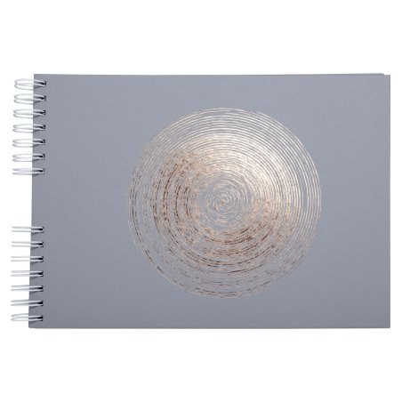 Exacompta Ellipse album photo et protège-page Gris 150 feuilles Reliure spiralée