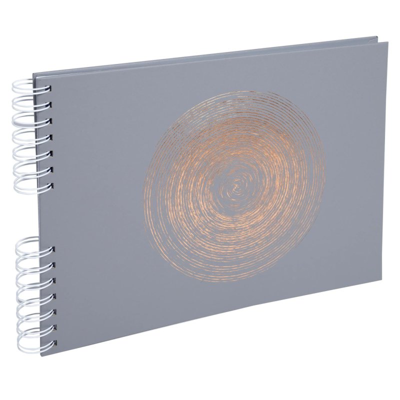 Exacompta Ellipse album photo et protège-page Gris 150 feuilles Reliure spiralée